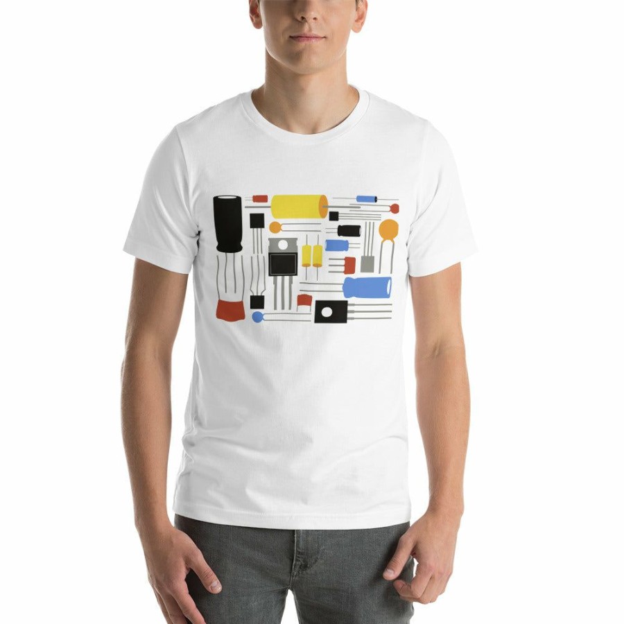 Adults * | Svaha Apparel T-Shirts Transistors And Capacitors Custom Unisex T-Shirt