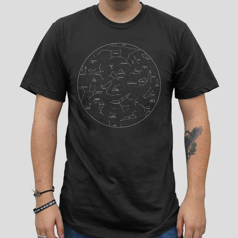 Adults * | Ram Constellation Chart Unisex Adults T-Shirt Black