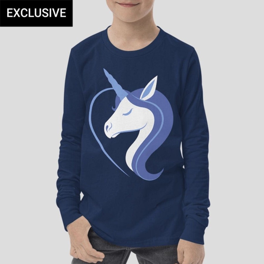 Kids & Babies * | Svaha Apparel I Am Majestic Custom Long Sleeve Kids T-Shirt