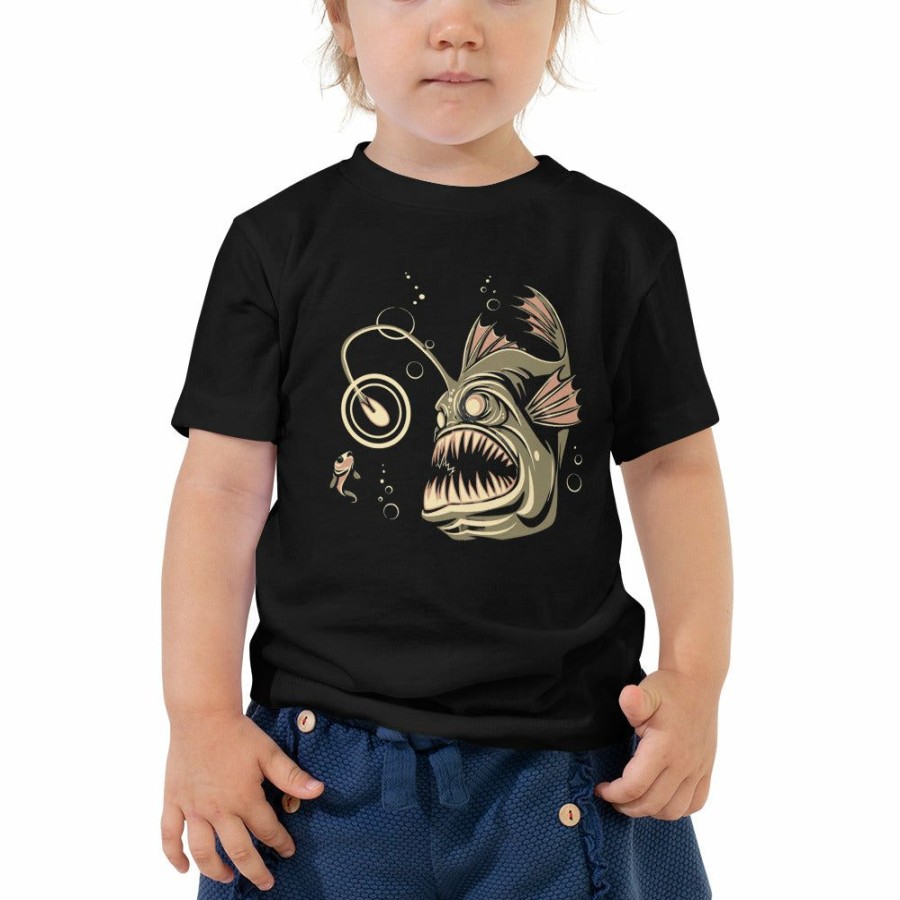 Kids & Babies * | Svaha Apparel T-Shirts & Hoodies Anglerfish Custom Toddler T-Shirt