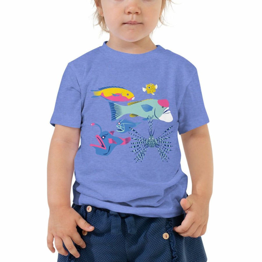 Kids & Babies * | Svaha Apparel Matching Family Sets Fintastic Friends Custom Toddler T-Shirt