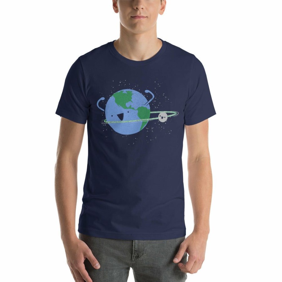 Adults * | Svaha Apparel Hula Hoopin' Earth Custom Unisex T-Shirt T-Shirts