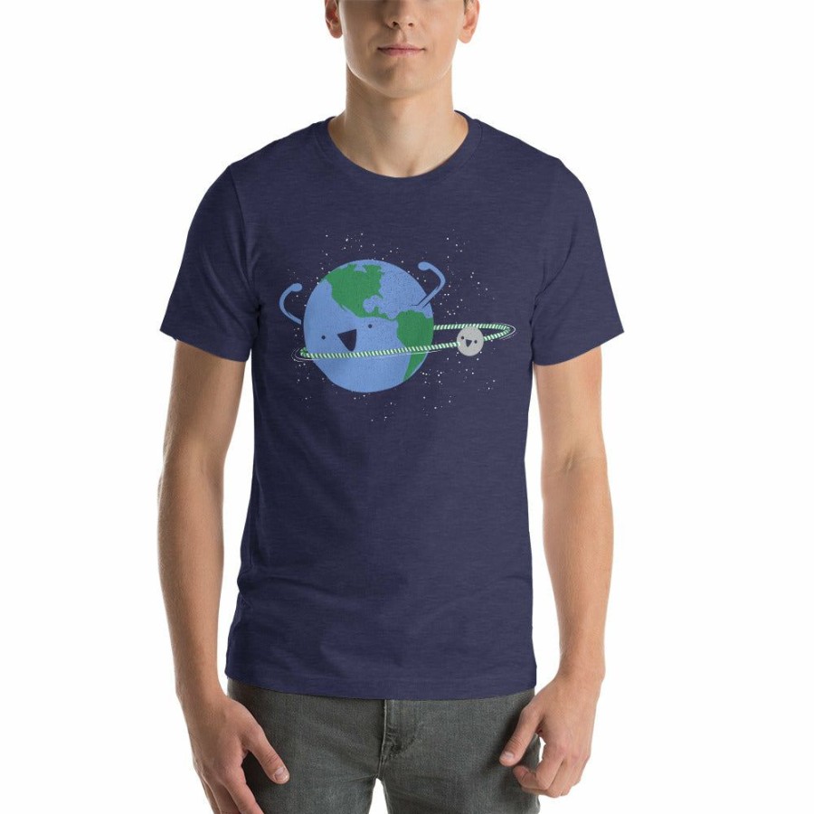 Adults * | Svaha Apparel Hula Hoopin' Earth Custom Unisex T-Shirt T-Shirts