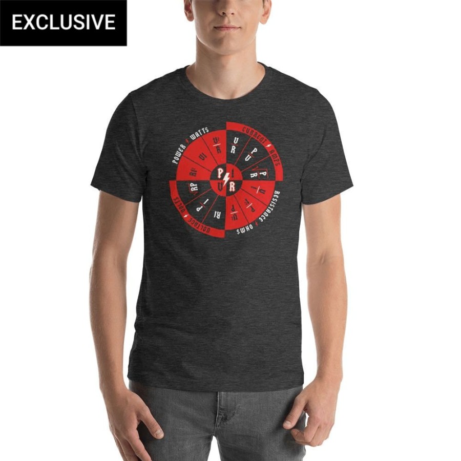 Adults * | Svaha Apparel Ohm'S Law Wheel Custom Unisex T-Shirt