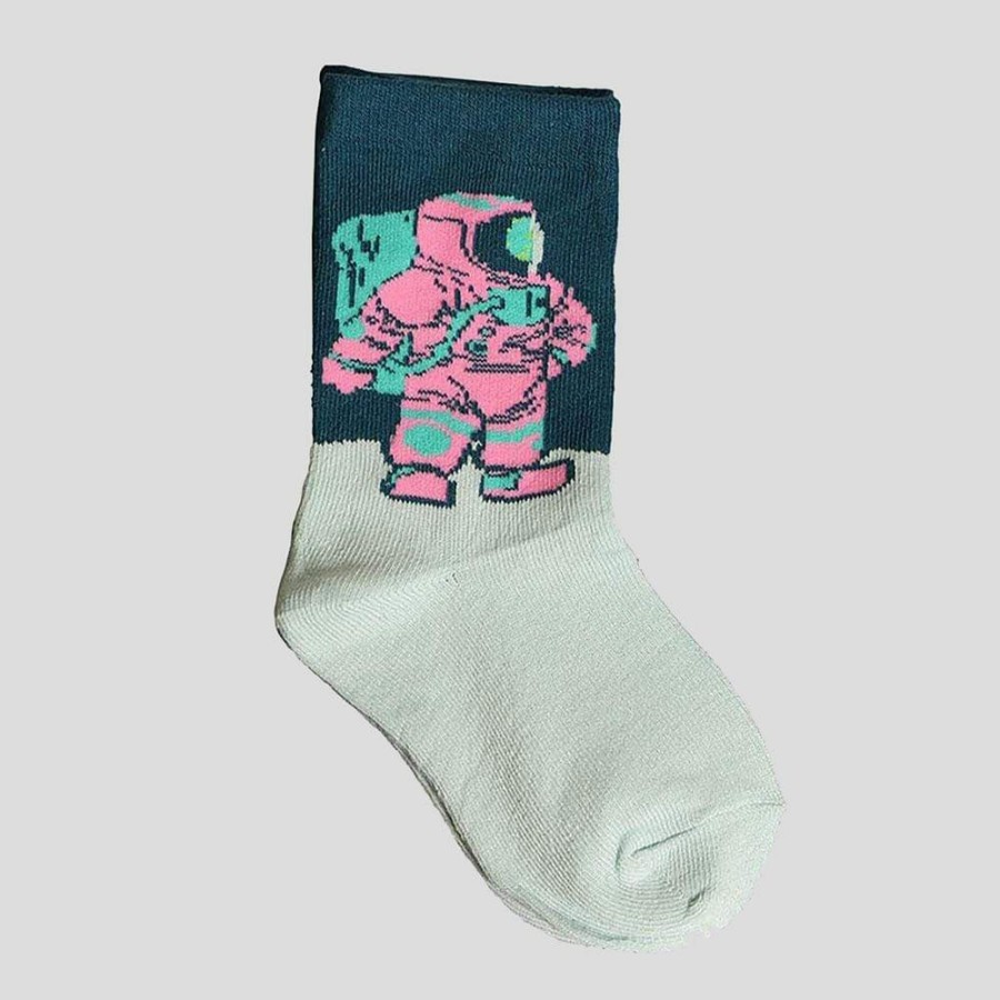 Kids & Babies * | Yiwu Hodeang E-Commerce Co., Ltd. Kids & Babies Lunar Astronaut Kids Socks Bundle- 3 Pack