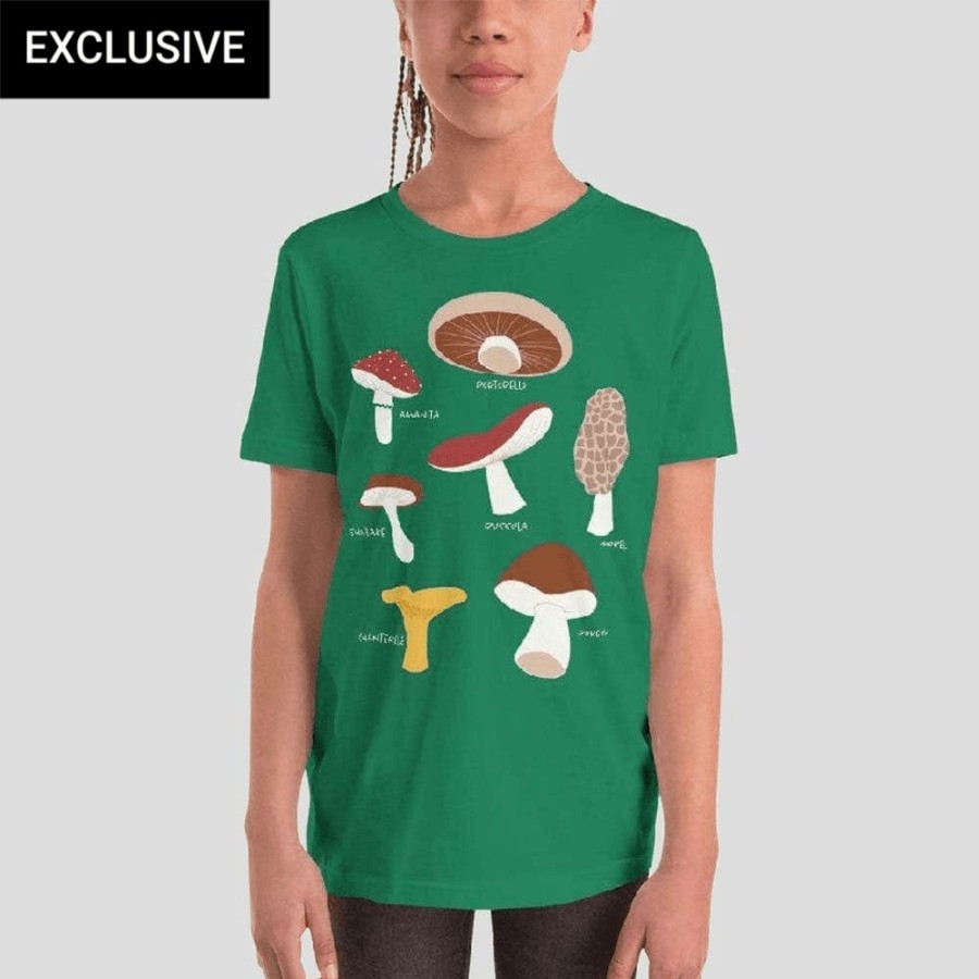 Kids & Babies * | Svaha Apparel Matching Family Sets Mushrooms Custom Kids T-Shirt