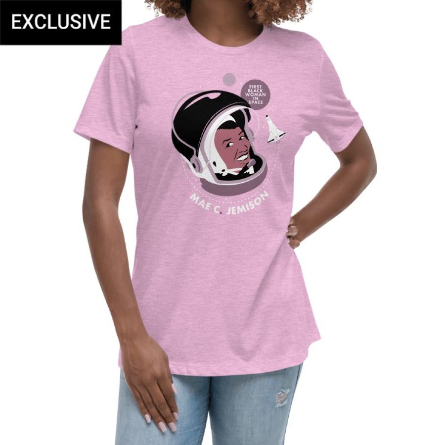 Adults * | Svaha Apparel Mae C Jemison Custom Relaxed T-Shirt T-Shirts