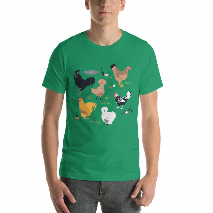 Adults * | Svaha Apparel Happy-Go-Clucky Custom Unisex T-Shirt